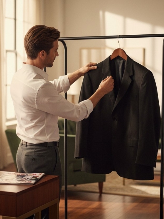 Ralph Lauren Other - Chaps Ralph Lauren Men's Black Single-Breasted Suit Jacket